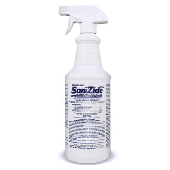 34810, Safetec 32 oz Spray Bottle of SaniZide Bus Seat Disinfectant