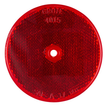40152-3, Grote 3.5" Center Mount Reflector (Red) 40152-3, Grote 3.5" Center Mount Reflector (Red)