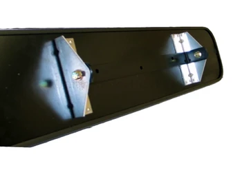 630, Rosco 6 x 30 Interior Mirror with Safety Glass - Padded Edge