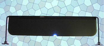 66-3060-10, Rosco International 6 x 30 Interior Sun Visor with 10" Legs 66-3060-10, Rosco International 6 x 30 Interior Sun Visor with 10" Legs