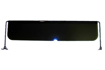 66-3060-2, Rosco IC / Thomas 6 x 30 Acrylic Interior Sun Visor with Wrap Around Long Legs