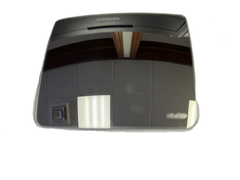 717DH/1, Rosco 7" x 6" Heated Eurostyle Convex -  Glass Only 