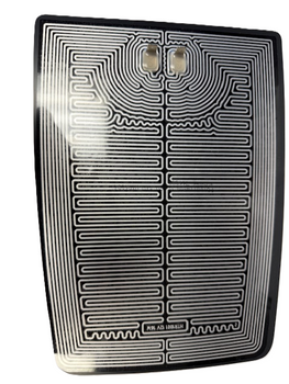 717H/1, Rosco 7" x 9.5" Heated Eurostyle Flat -  Glass Only