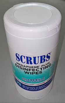 90365, ORS Scrubs Medaphene Disinfectant Deodorizing Wipes (65 Count)