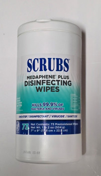 90365, ORS Scrubs Medaphene Disinfectant Deodorizing Wipes (65 Count)