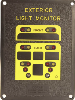 C-4TH-00,  Doran 16 Light Monitor Board for Blue Bird and Thomas C-4TH-00,  Doran 16 Light Monitor Board for Blue Bird and Thomas