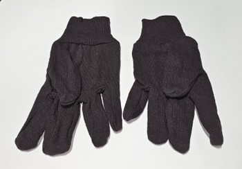 J124-0,  Jets 9oz Brown Jersey Gloves