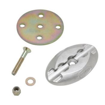 Q5-7571-A, Q-Straint L-Track Stainless Oval Floor Pocket Q5-7571-A, Q-Straint L-Track Stainless Oval Floor Pocket