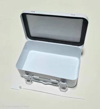 R209024, Certified Safety Empty First Aid Metal Box (10 piece)