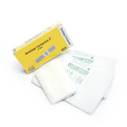 R211005, Certified Safety 3" Bandage Compress  #623 (10 Boxes of 2)