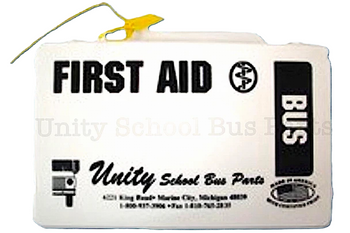 S202244, Certified Safety Plastic 10 Piece Illinois First Aid Kit 