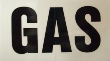 SB125, Garman Decal Gas Decal - Black on Clear - 4 1/4" x 2 1/2" SB125, Garman Decal Gas Decal - Black on Clear - 4 1/4" x 2 1/2"
