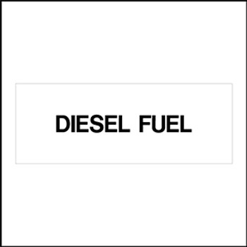UB131, Garman Decal Diesel Fuel (Black on Clear) - 6 3/4" x 2 1/2" UB131, Garman Decal Diesel Fuel (Black on Clear) - 6 3/4" x 2 1/2"