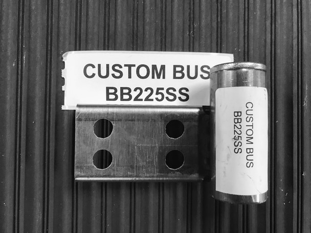 BB225SS, Custom Bus Bluebird Door Hinge (Front Right) Tube Style