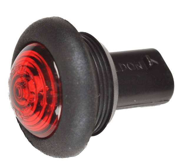 Weldon Thomas C2 Style 3/4" Round Red LED Bullet Marker Light