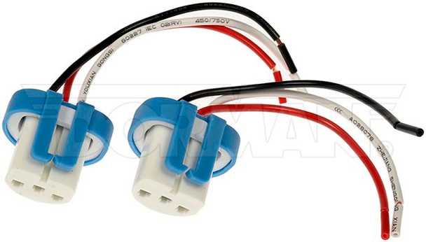 90806, Dorman 3-Wire Halogen Headlight Ceramic Socket  90806, Dorman 3-Wire Halogen Headlight Ceramic Socket