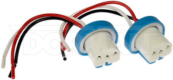 90806, Dorman 3-Wire Halogen Headlight Ceramic Socket  90806, Dorman 3-Wire Halogen Headlight Ceramic Socket