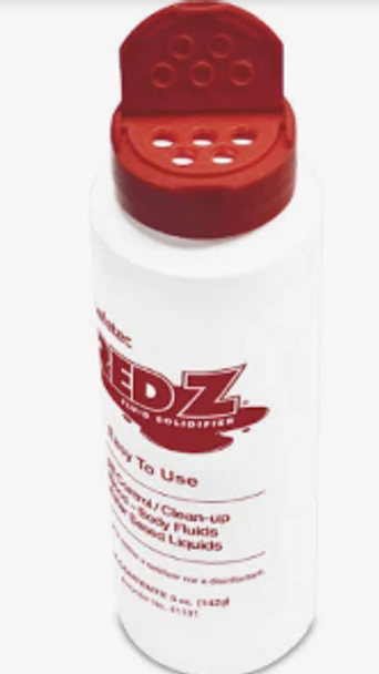 41101, Safetec 5 Ounce Bottle of Red Z Spill Control Solidifier 41101, Safetec 5 Ounce Bottle of Red Z Spill Control Solidifier