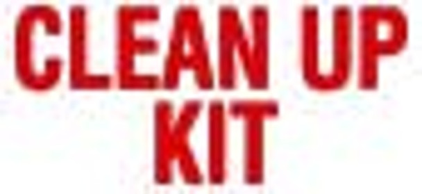 SB154, Garman Decal Clean Up Kit - Red on Clear - 6"x 2 3/4"