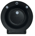 SW-3H, Rosco Round Remote Mirror Control Switch without Harness - For Motorized and Heated Mirrors