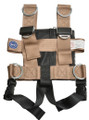 BR-25SJI-C, Besi Universal Small Vest with Crotch Strap (With Safe Journey Seat Mount) (COLOR: TAN)