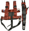 BR-33SJI-C, Besi Universal Medium Vest WITH Crotch Strap (With Safe Journey Seat Mount) (COLOR: BURGUNDY)