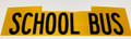 USB163229, Thomas C2 Reflective REAR School Bus Sign (46.5" x 11.5")