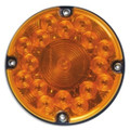 2-9186-5585, Weldon 7" Amber LED Park/Turn Signal with Reflex (3 Wire)