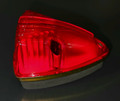 1-5050-1400, Weldon Red 1 Wire Tear Drop Marker Light for the 5050 Series