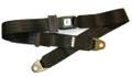 60F-02, Shield 60" Permanent Mount Seat Belt (Black)