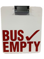 BE-M, Reflective Image Bus Empty Sign - Magnetic