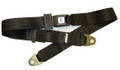 PB301-90, Shield 90" Black Permanent Mount Seat Belt 