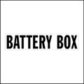 UB114, Garman Decal Battery Box - Black on Clear - 11 1/2" x 2 1/2"