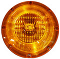 2-1080S-1100, Weldon 1080 Series 7"Amber Overhead Warning Light Stainless Steel (1 Wire)