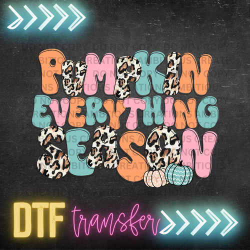 DTF - PUMPKIN EVERYTHING SEASON