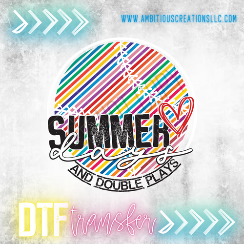 DTF - SUMMER DAYS AND DOUBLE PLAYS