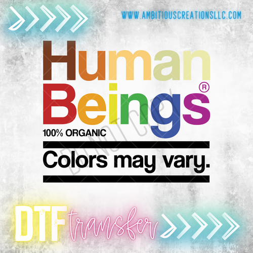 DTF HUMAN BEING