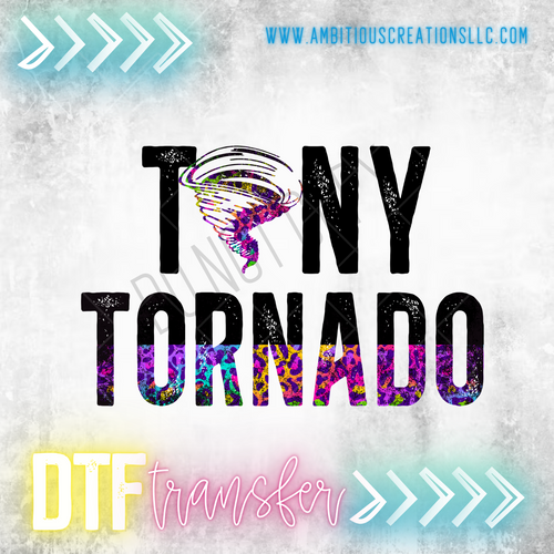 DTF  -  TINY TORNADO LEOPARD