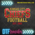 DTF   FAUX GLITTER KC CHIEFS FOOTBALL