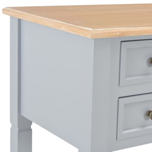  Writing Desk Gray 43.1"x17.7"x30.5" Wood A949-280070