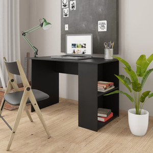  Desk Black 43.3"x23.6"x28.7" Engineered Wood A949-800577