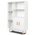 Free Standing Pantry Cabinet with 2 Door Cabinet and 5 Shelves B593-HW63875