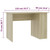  Desk Sonoma Oak 43.3"x23.6"x28.7" Engineered Wood A949-800579