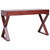  Computer Desk Brown 45.3x18.5x30.3" Solid Mahogany Wood A949-337082