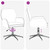  Swivel Desk Chair 21.26 x 22.83 x 35.43 in Dark Grey Fabric A949-42034337