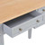  Writing Desk Gray 43.1"x17.7"x30.5" Wood A949-280070