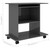  Computer Desk High Gloss Gray 31.5"x19.7"x29.5" Engineered Wood A949-802902