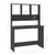  Desk with Shelves Gray 43.3"x17.7"x61.8" Engineered Wood A949-800389