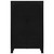  Office Cabinet with Mesh Doors Industrial Black 29.5"x15.7"x47.2" Steel A949-145355