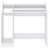 Desk with LED Lights White 38.2"x17.7"x35.4" Engineered Wood A949-805552